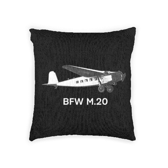 BFW M.20 Aircraft model Woven Pillows