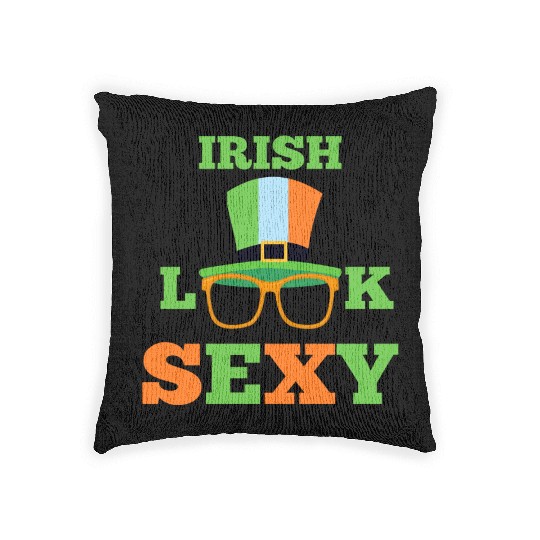 Irish look sexy Woven Pillows