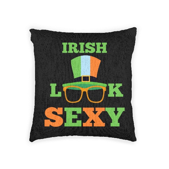 Irish look sexy Woven Pillows