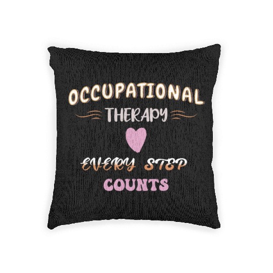 Occupational Therapy OTEvery Step Counts Vintage Woven Pillows