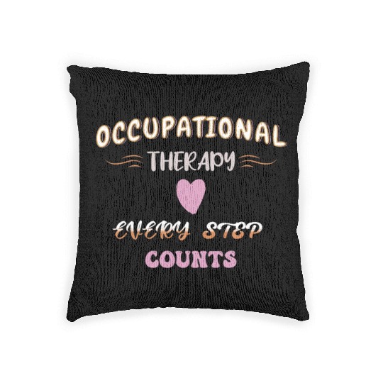 Occupational Therapy OTEvery Step Counts Vintage Woven Pillows
