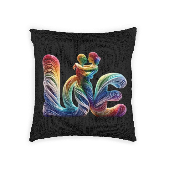 Love is love Woven Pillows