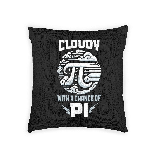 Funny Pi Day 2024 3,14 Pi Number Symbol Math Woven Pillows
