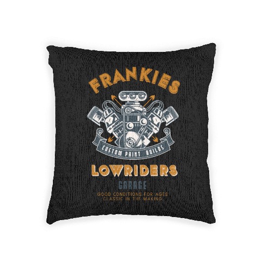 Frankie's Lowrider Haven Woven Pillows