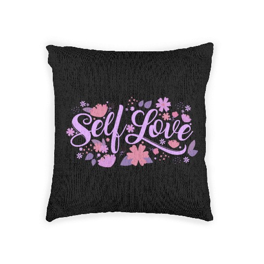 self love Woven Pillows