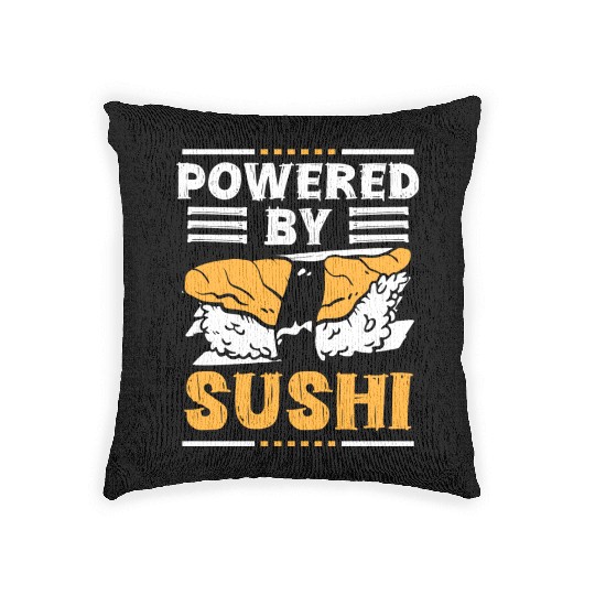 Japanese Roll Maki Cuisine Woven Pillows