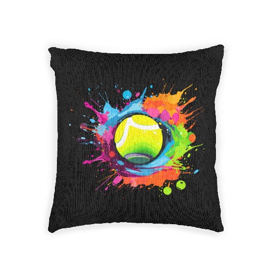 Tennis for a Tennis Player Ball Boy Tennis Coach Woven Pillows