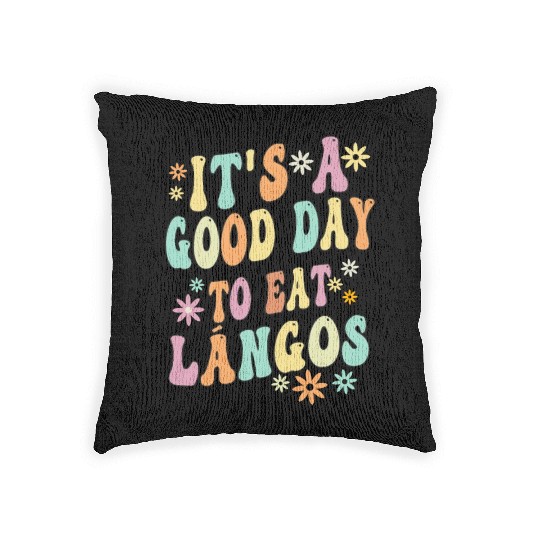 Langos Hungarian Cuisine Woven Pillows
