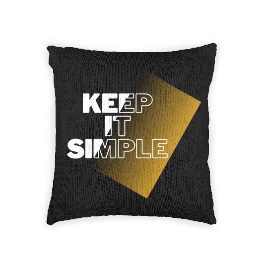 keep it simple Woven Pillows