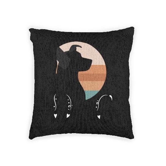 Joyful Tails Unleashing Happi Dogs Woven Pillows