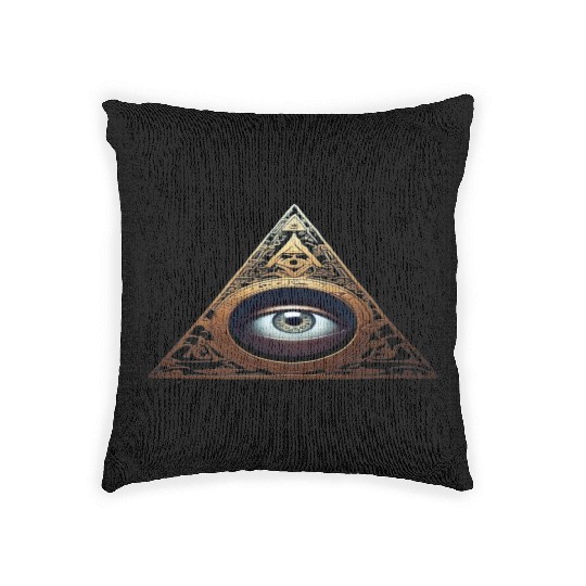 Picture with a conspiracy vibe. Woven Pillows