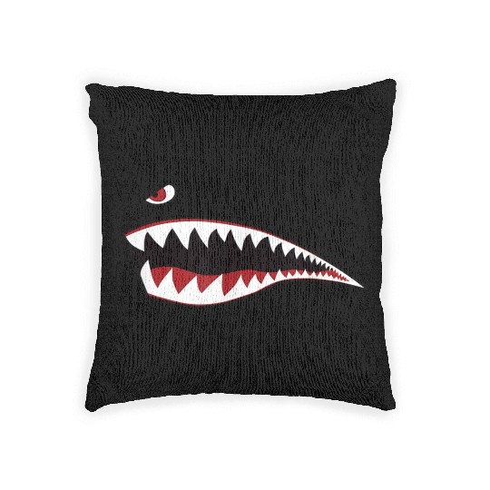 p-51 mustangs p-40 warhawks Woven Pillows