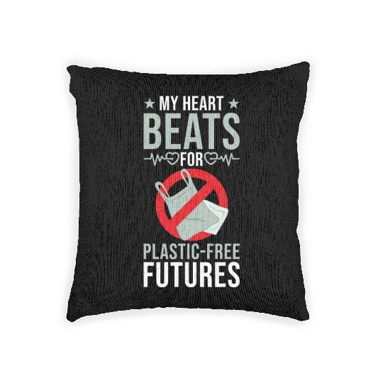 Environmental Activist Green Environment Plastic Woven Pillows