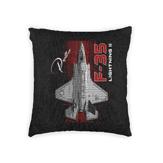 Lockheed Martin F-35 Lightning II Woven Pillows