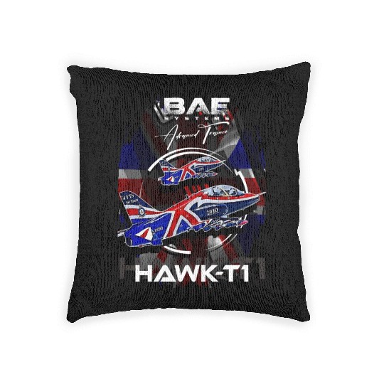 BAE Systems Hawk-T1 RAF advanced trainer aircraft Woven Pillows