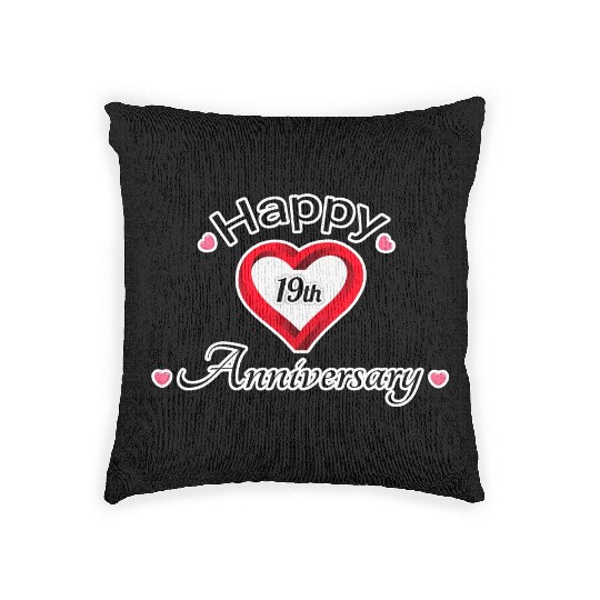 anniversary 19th Woven Pillows