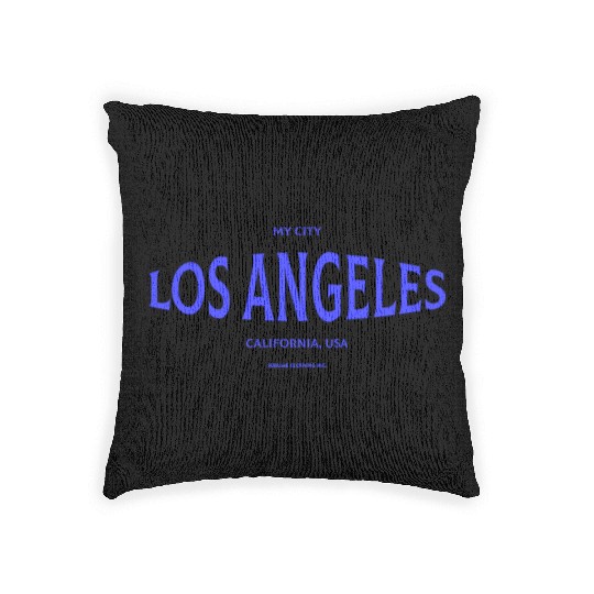 Rep my city (Los Angeles) Woven Pillows