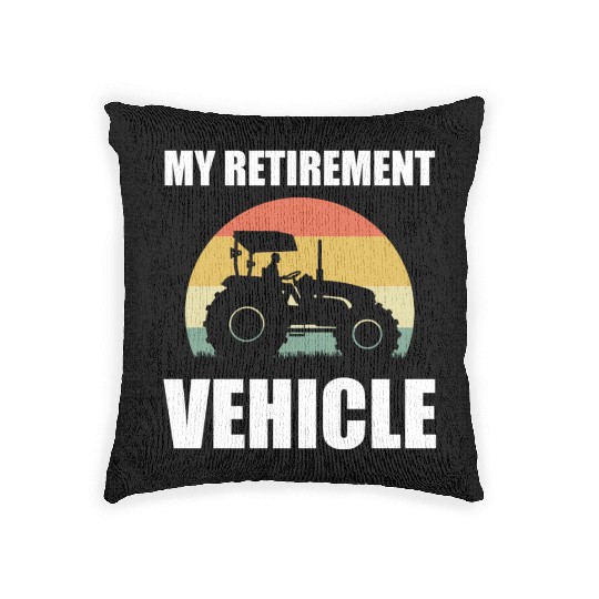 My Retirement Vehicle Horticulturist Woven Pillows