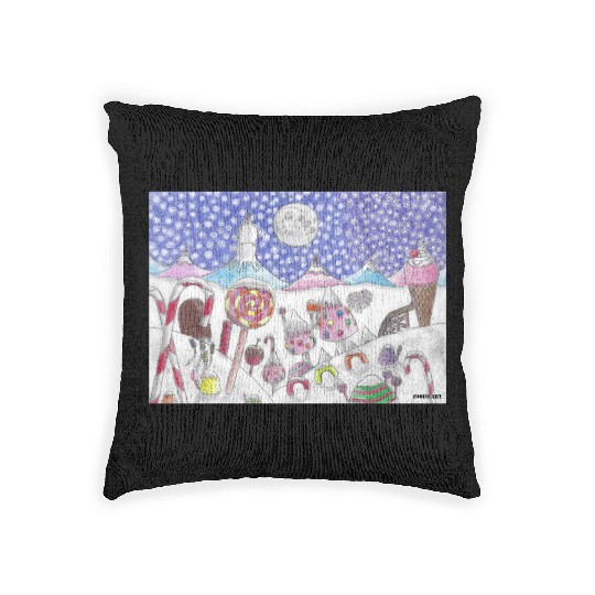 The Nutcracker Christmas Candy Land Woven Pillows