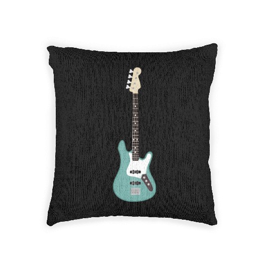 Seafoam Green Bass Woven Pillows