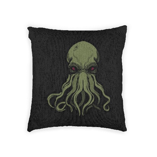 Cthulhu! The Stars are finally right! Woven Pillows