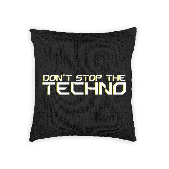 Doctor Keos & Tony Arms - Don t Stop The Techno Woven Pillows