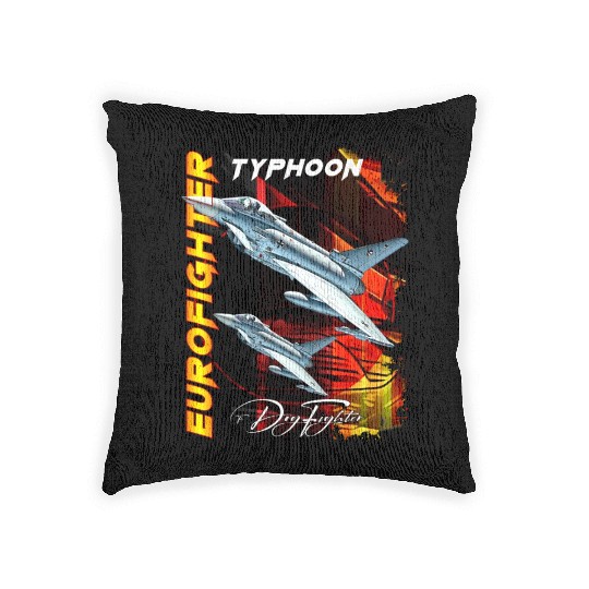 Eurofighter Typhoonn Multirole fighter Jet Woven Pillows