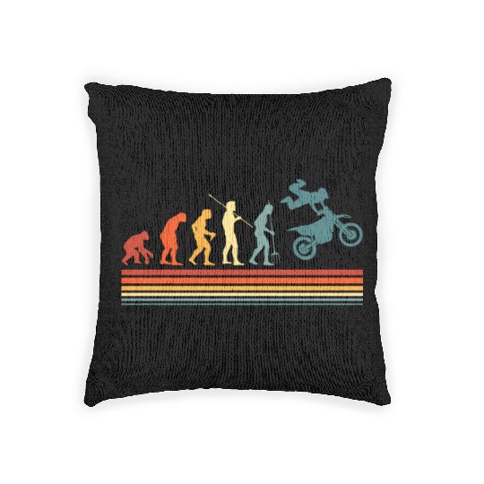Dirt Bike Mx Motocross Supermoto Woven Pillows
