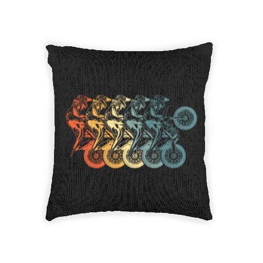 Dirt Bike Mx Motocross Supermoto Woven Pillows