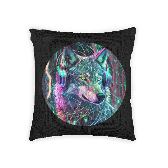 Electric Wilderness Glow 4 Woven Pillows