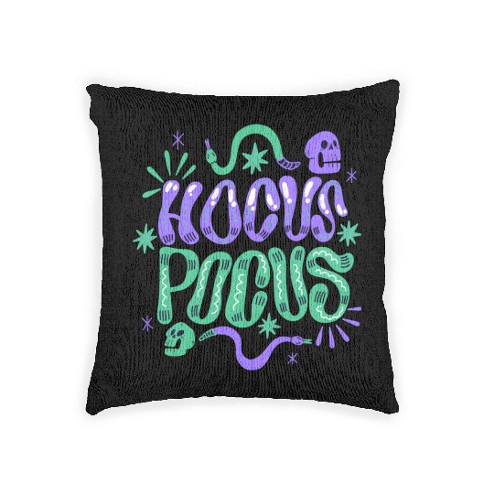 hocus pocus Woven Pillows