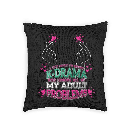 Funny Watch K-Drama Korean Drama K-Drama Woven Pillows