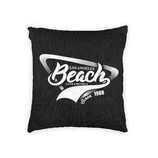 Los Angeles Beach Woven Pillows