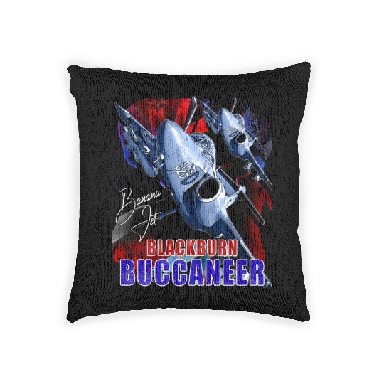 Blackburn Buccaneer Fighter Jet Woven Pillows