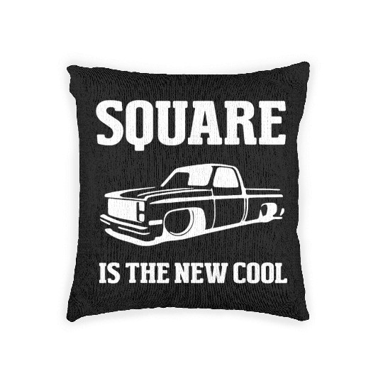 Square is The New Cool Square Body Woven Pillows