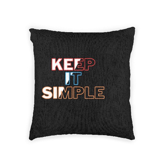 Minimalist Mastery: Keep It Simple Apparel Woven Pillows
