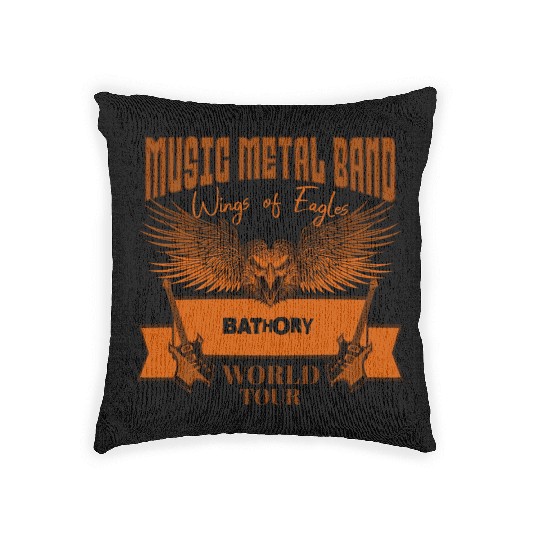 wings of eagles world tour BATHORY Woven Pillows