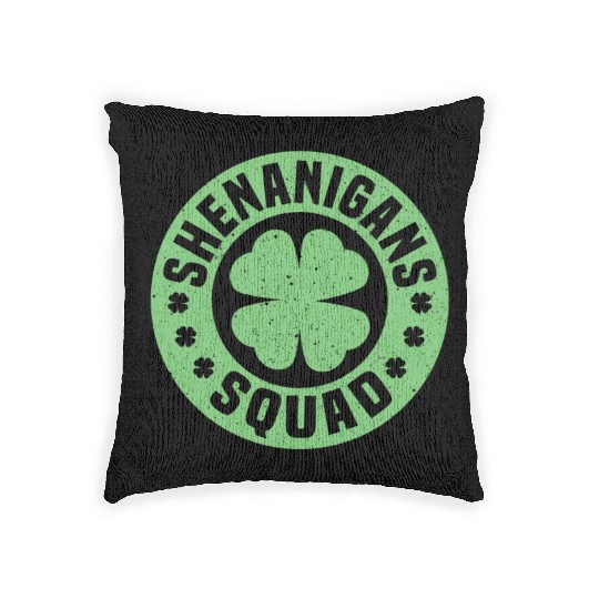 Shenanigans Squad Woven Pillows