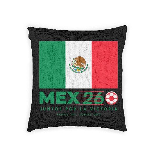 Mexico World Cup 2026 Woven Pillows Soccer