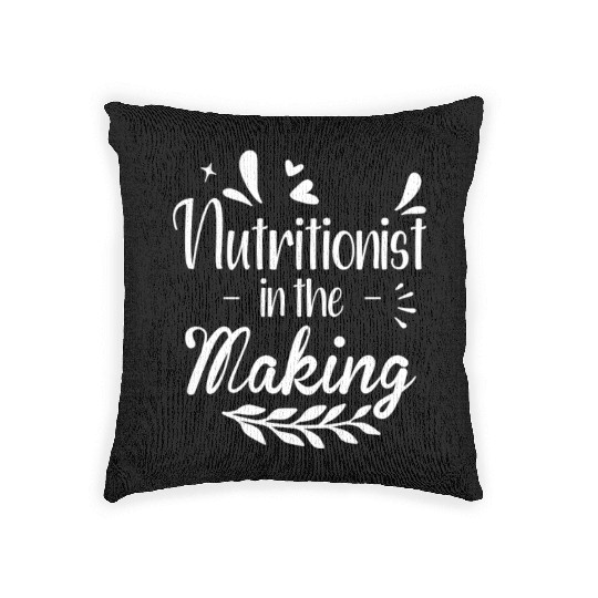 Nutritionist In The Making Registered Medical Woven Pillows