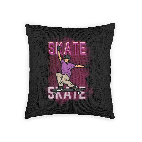 Skateboard 3 Woven Pillows
