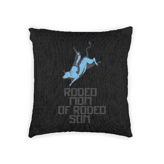 Son Rodeo Mom Passion Is Gift Woven Pillows