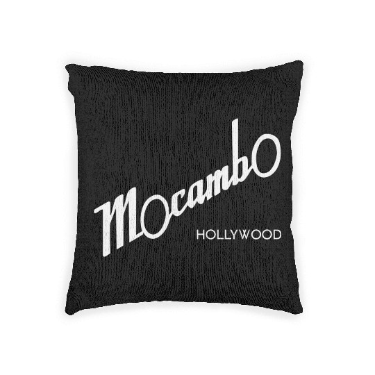Mocambo Vintage Hollywood Design Retro Sunset Blvd Woven Pillows