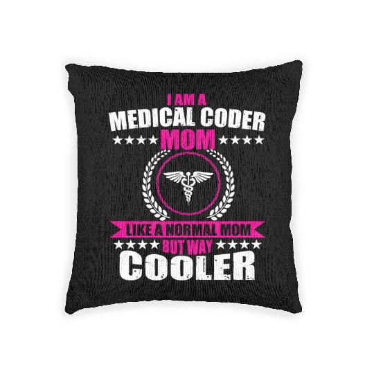 Medical Coder Mom Woven Pillows