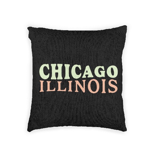 Chicago (IL) USA Woven Pillows