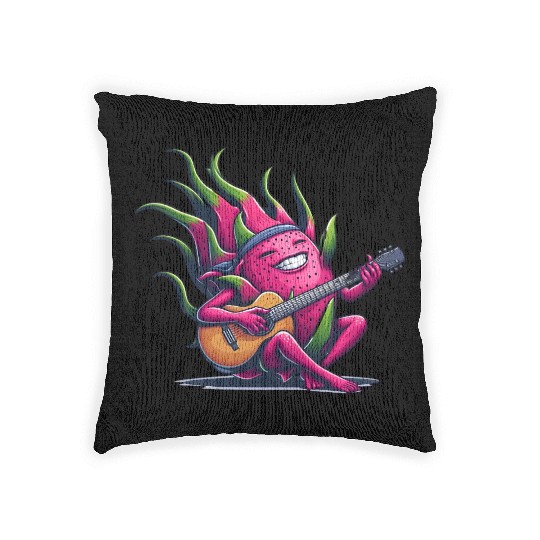 Dragon Fruit Jam: Playing the Guitar Woven Pillows