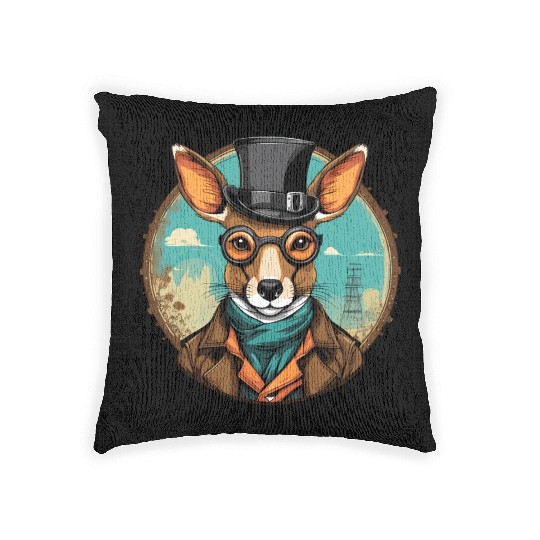 Kangaroo Woven Pillows