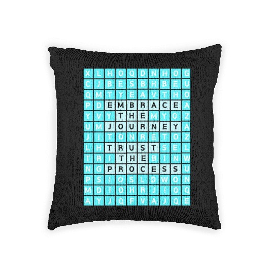 Embrace The Journey Trust The Process Woven Pillows