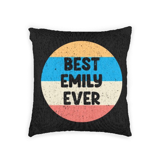 Best Emily Ever Woven Pillows