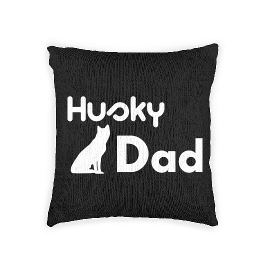 Husky Dad Woven Pillows
